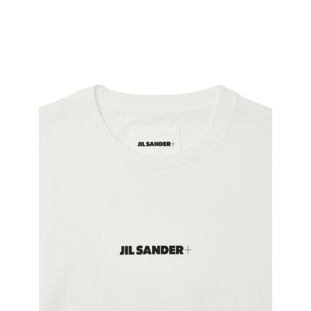 Jil Sander White Cotton Long Sleeve T-Shirt