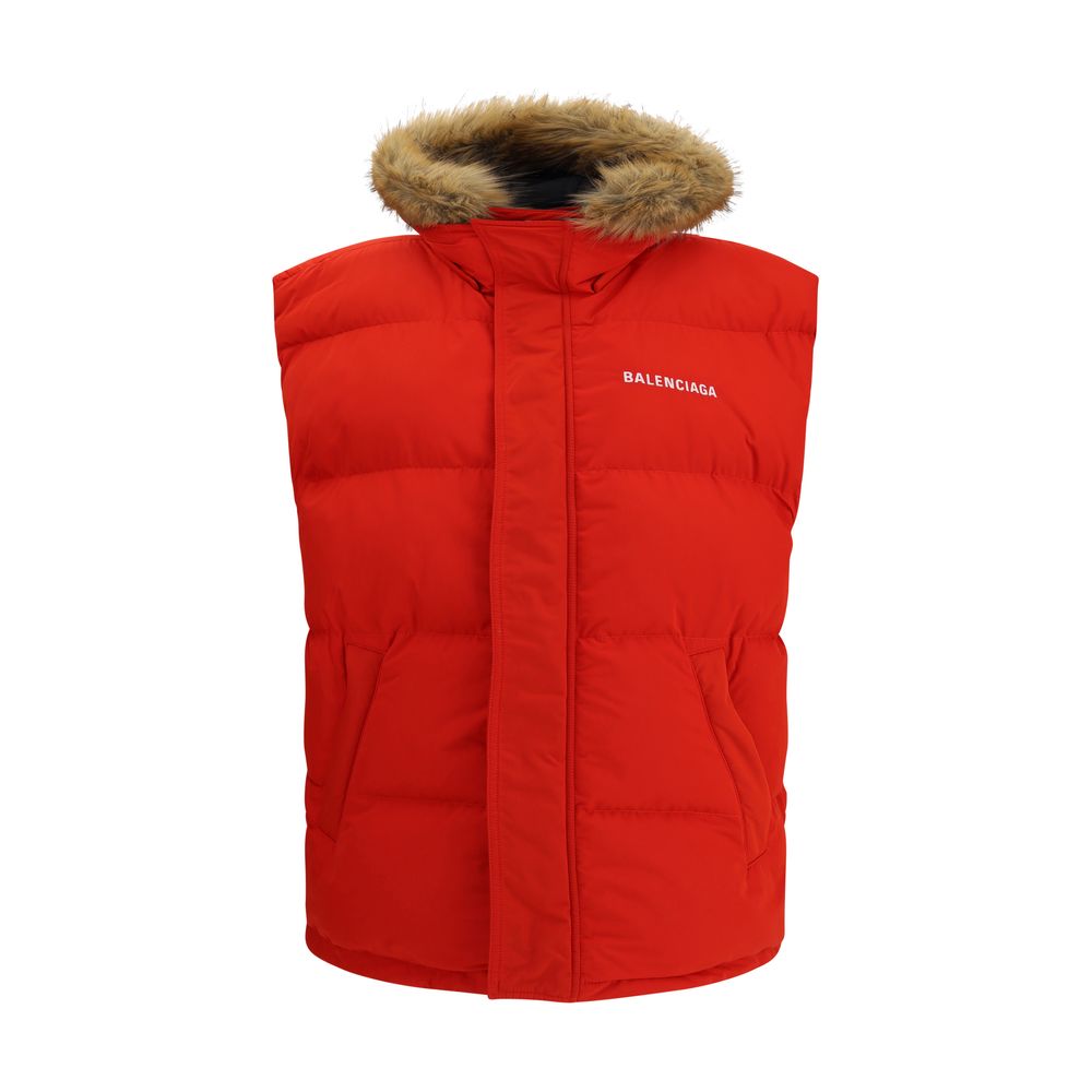 Balenciaga Reversible Down Vest - Statement-Making Outerwear