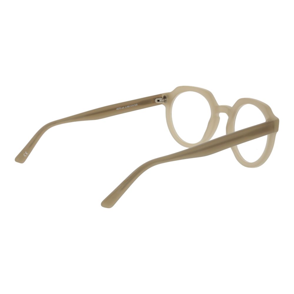 Andy Wolf Gray Unisex Optical Frames – Panto Full-Rim, 49mm