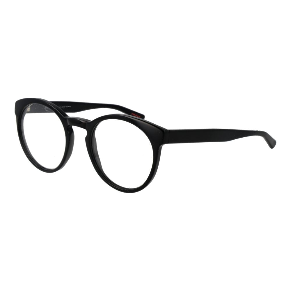 Andy Wolf Unisex Optical Frames – Black Round Frame, 52mm