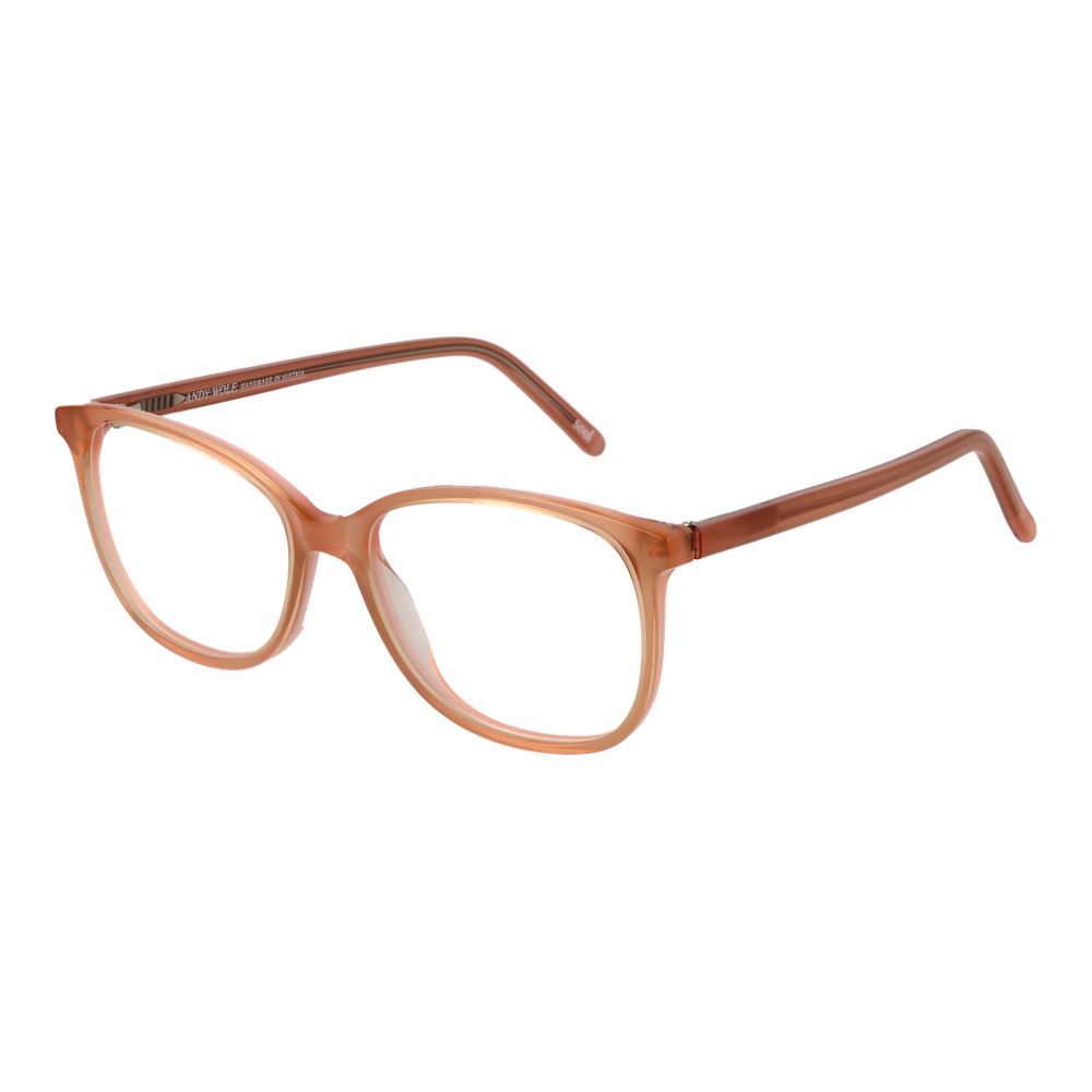 Andy Wolf Pink Unisex Optical Frames – Rose Full-Rim, 52mm