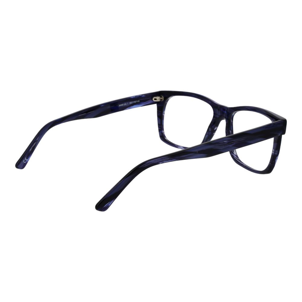 Andy Wolf Blue Unisex Optical Frames – Rectangle Full-Rim, 55mm