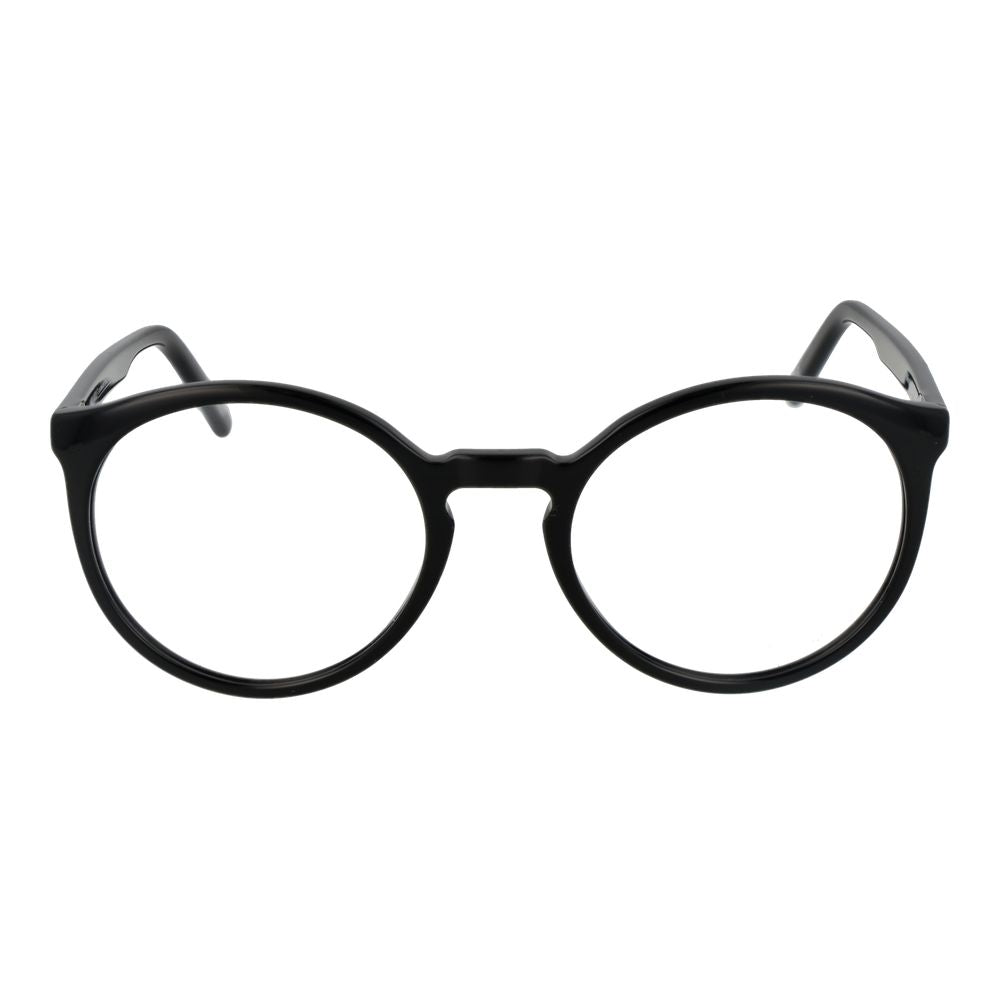 Andy Wolf Unisex Optical Frames – Black Round Frame, 52mm