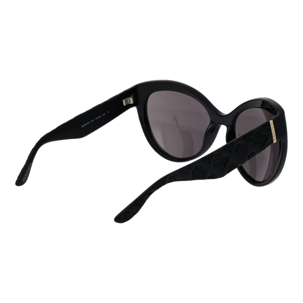 Guess Women's Designer Butterfly Sunglasses – Black Full-Rim, 61mm