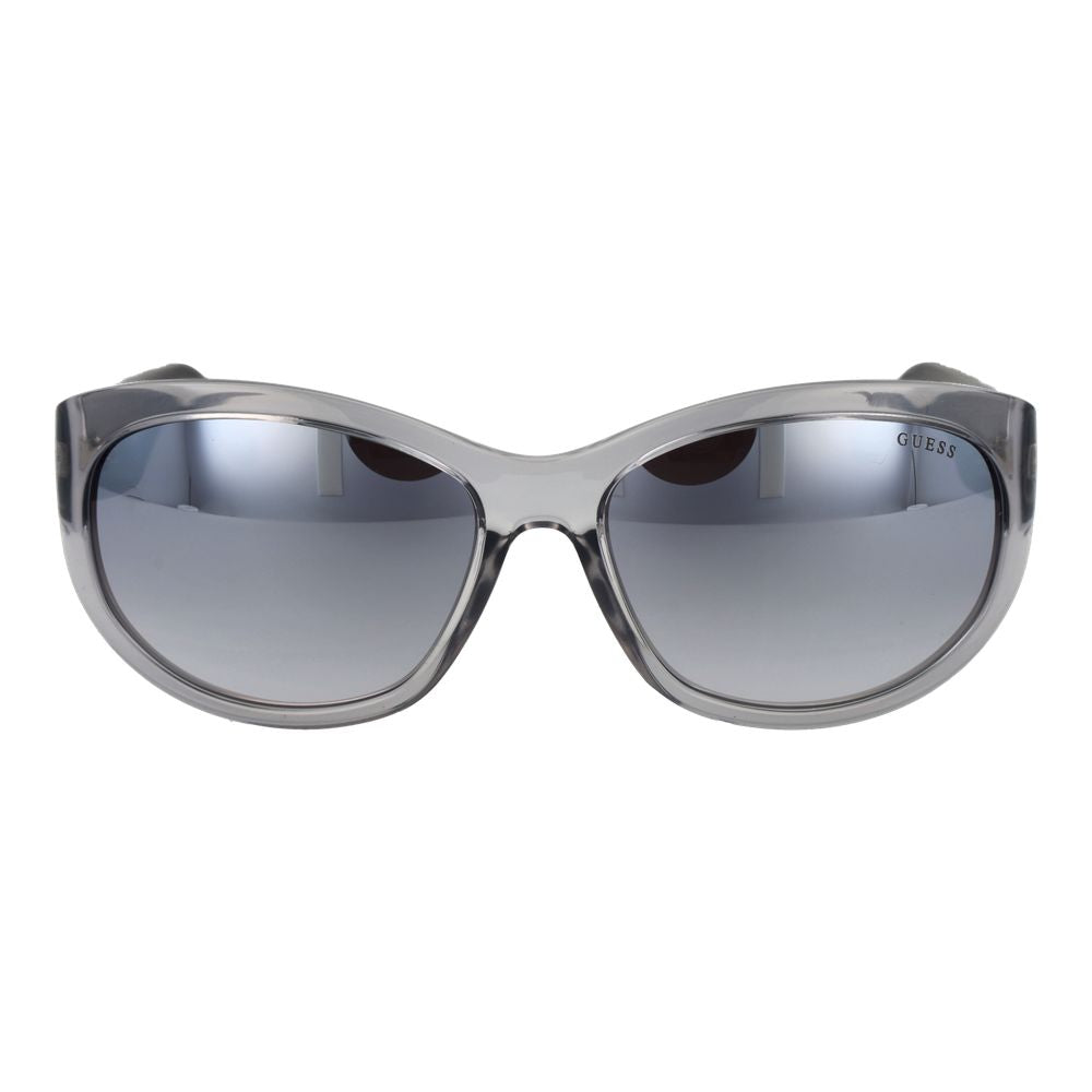 Guess Women’s Oval Sunglasses – Grey Full-Rim, 60mm