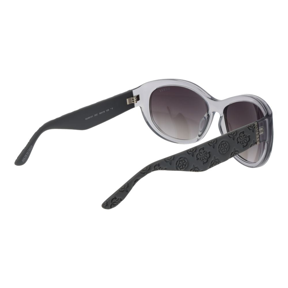 Guess Women’s Oval Sunglasses – Grey Full-Rim, 60mm
