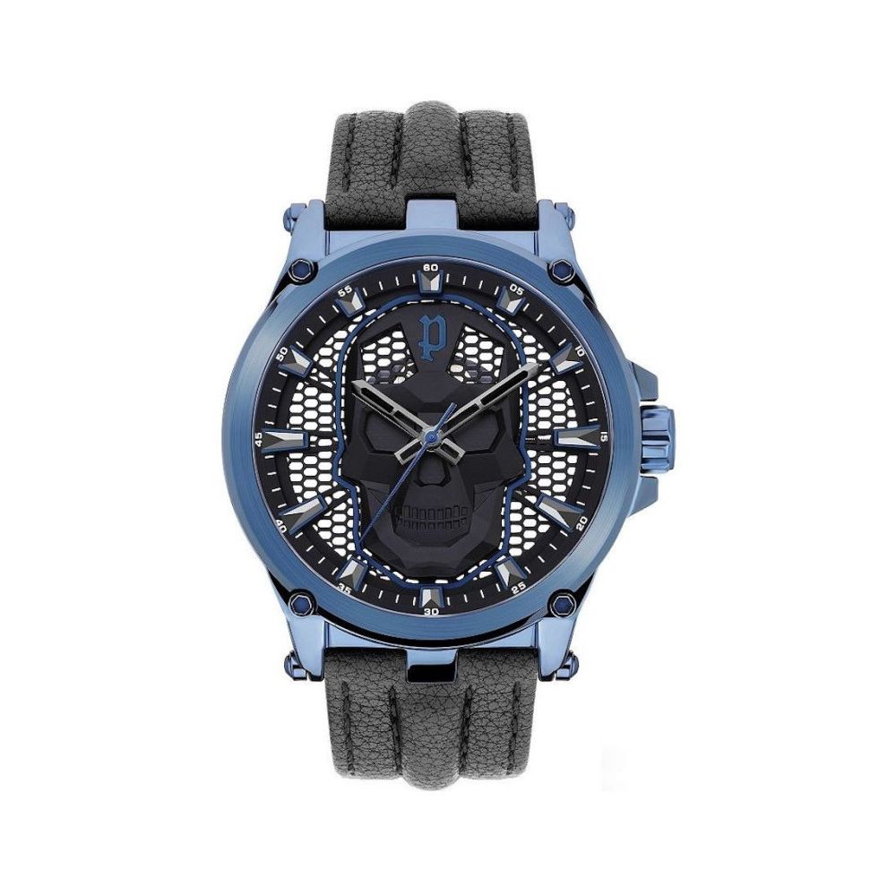 Police Black Leather Watch - Stylish and Durable Timepiece