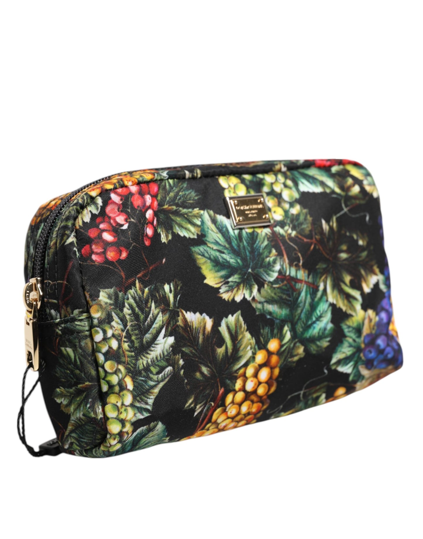 Dolce & Gabbana Multicolor Grape Print Clutch Bag