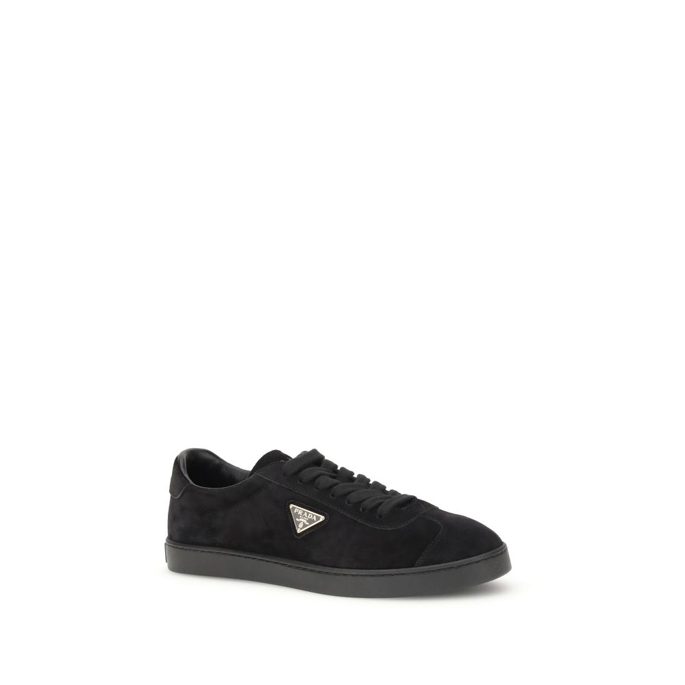 Prada Suede Sneakers: Stylish Comfort Redefined