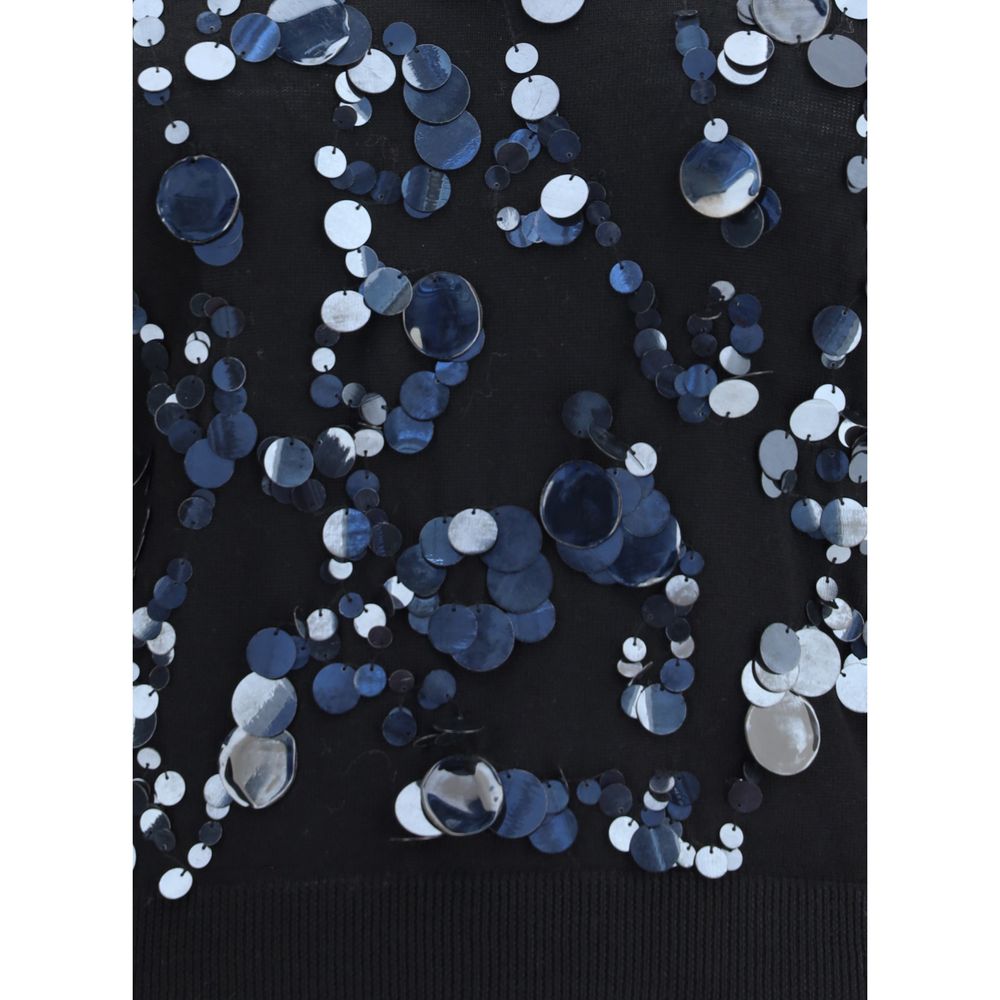 Fabiana Filippi Sequins Sweater: Embellished Elegance