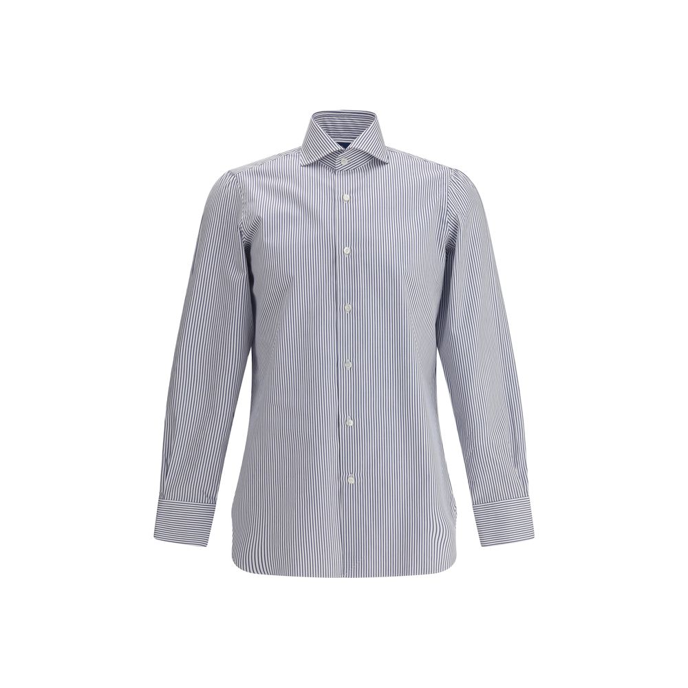 Finamore Napoli Shirt - Timeless Elegance in Stripes