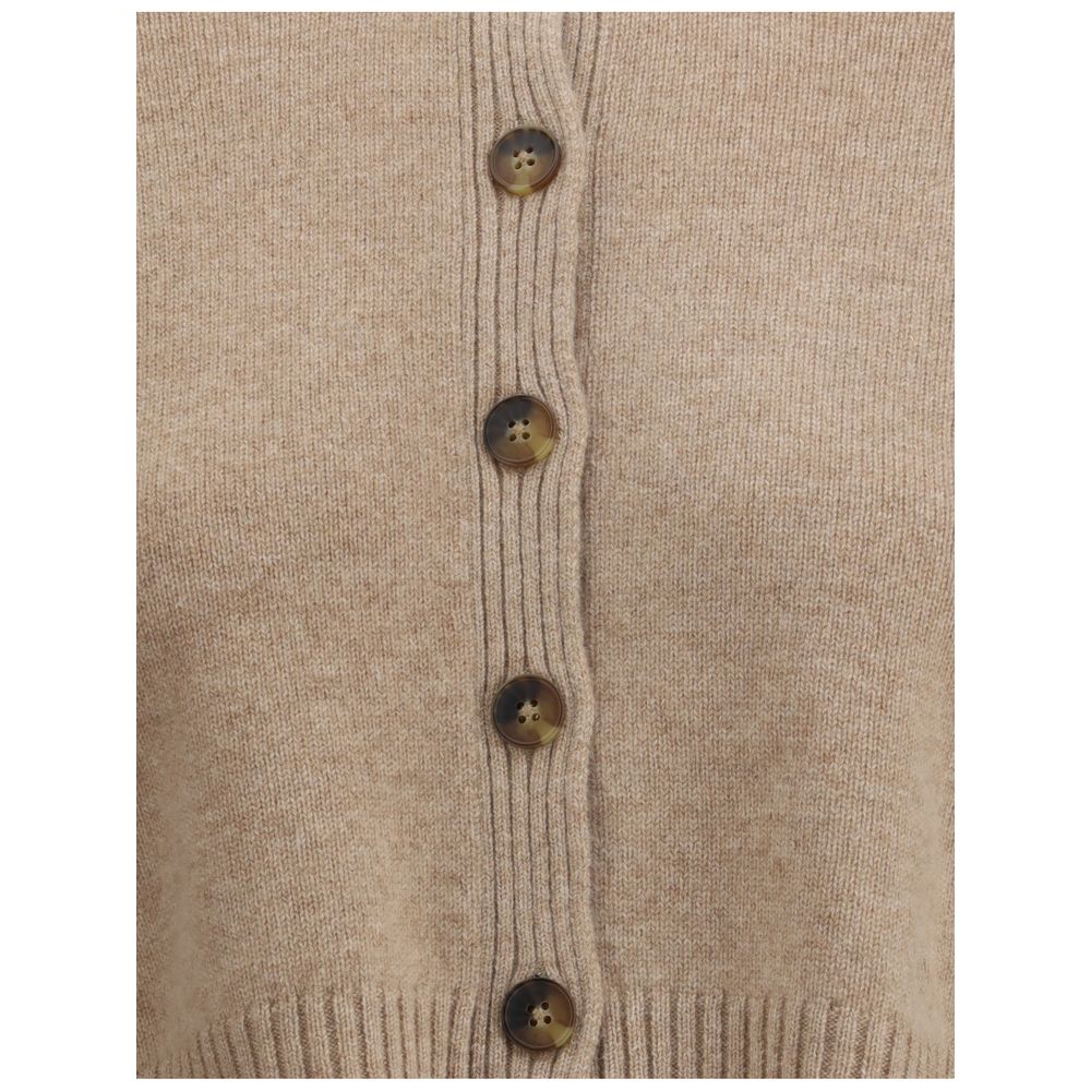 Loulou De Saison Cashmere Crop Cardigan