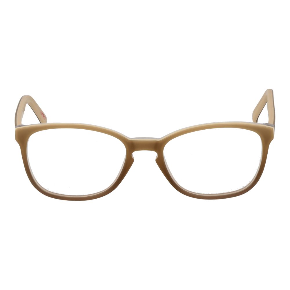 Andy Wolf Beige Unisex Optical Frames – Panto Full-Rim Design