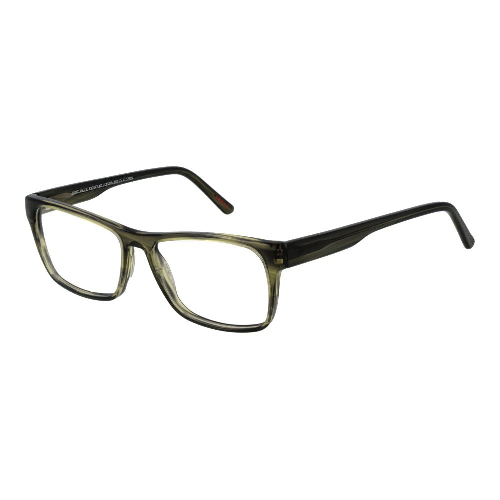Andy Wolf Green Unisex Optical Frames – Rectangle Demo Lens