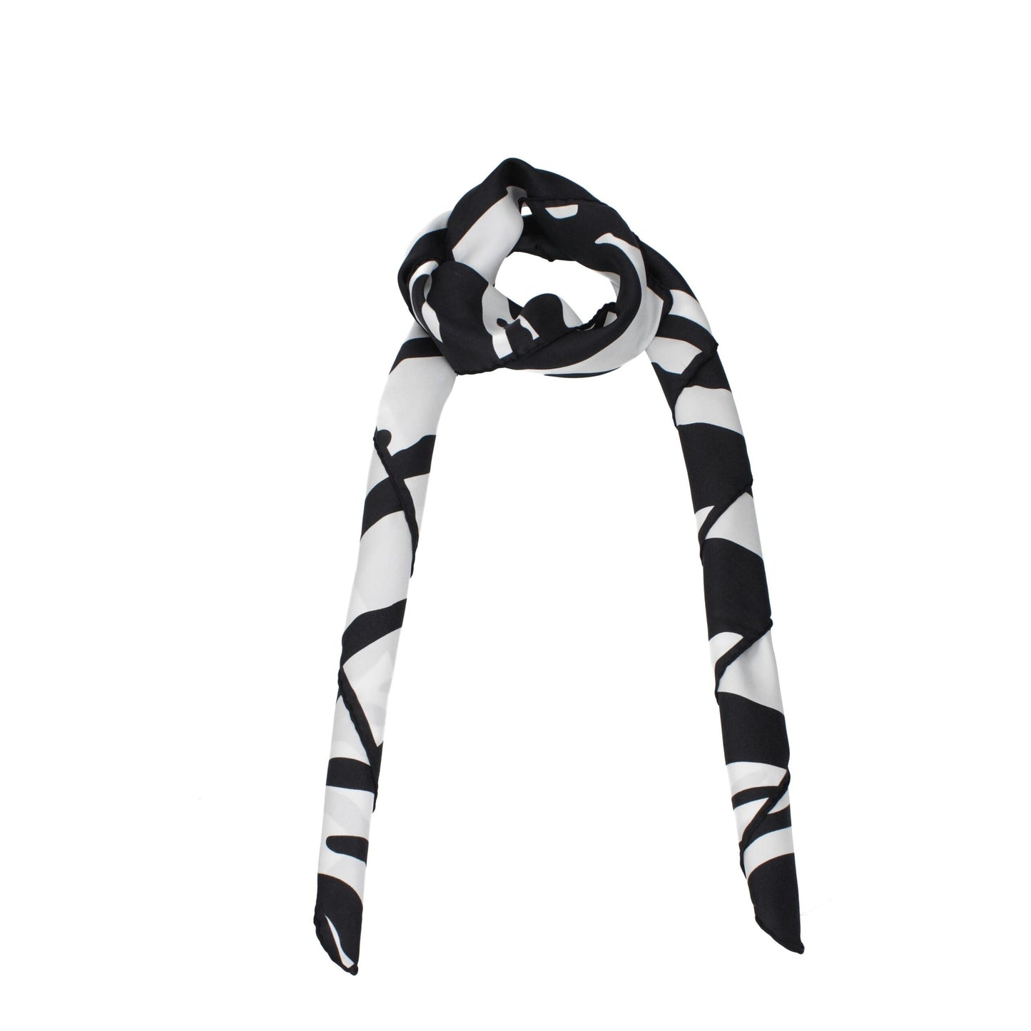 Dolce & Gabbana Black Silk Foulards