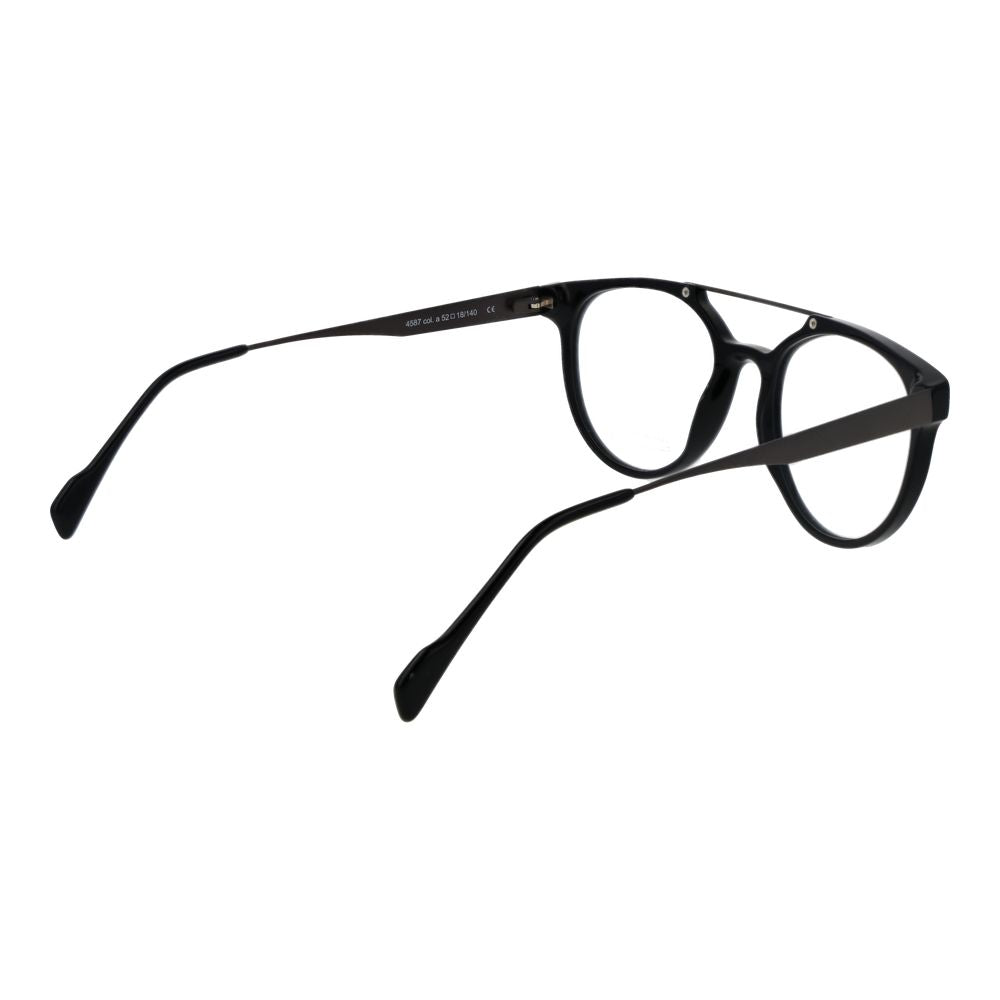 Andy Wolf Unisex Optical Frames – Black Panto Style, 52mm