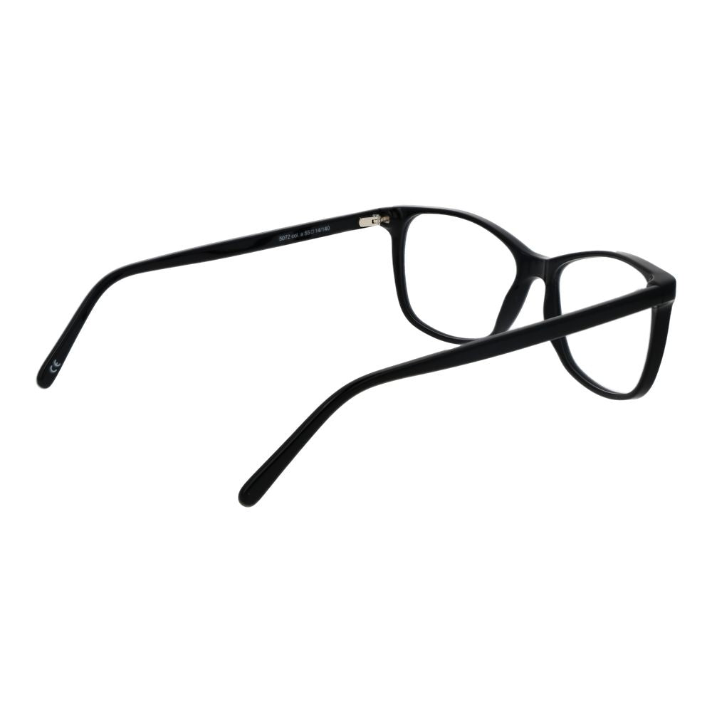 Andy Wolf Unisex Optical Glasses – Black Rectangle Frame, 55mm