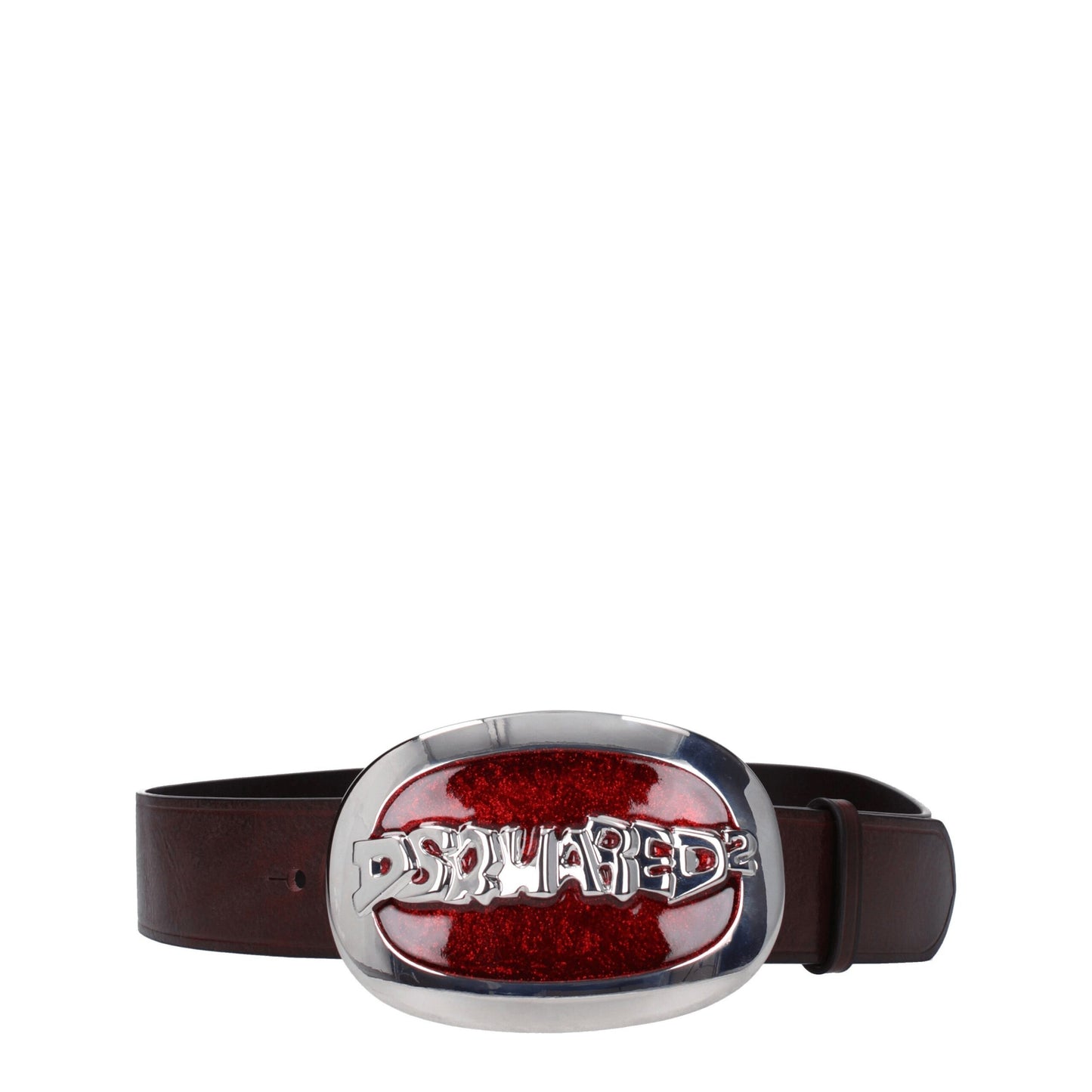 Dsquared2 Brown Leather Regular Belt