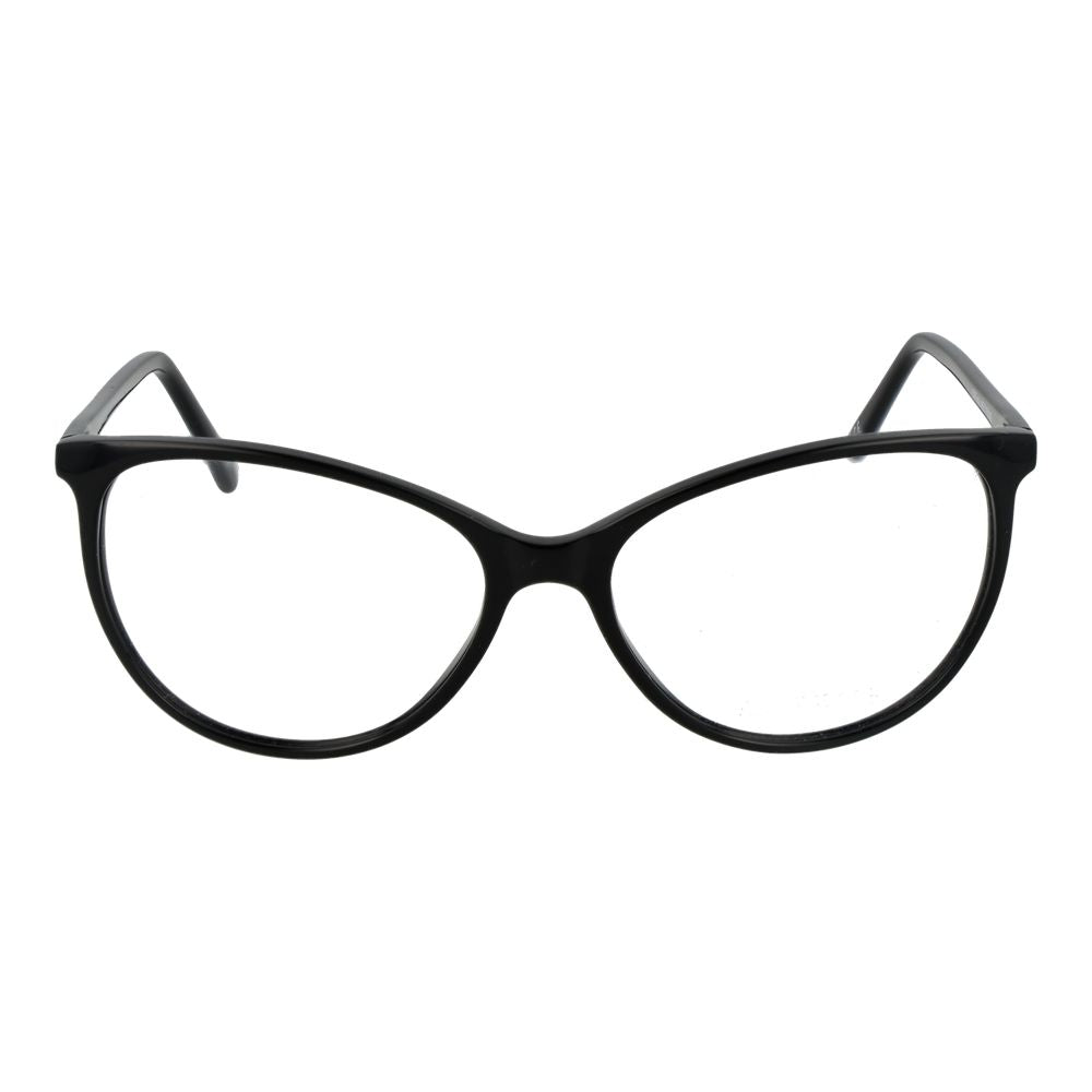 Andy Wolf Black Unisex Optical Frames – Cat Eye Design, 55mm