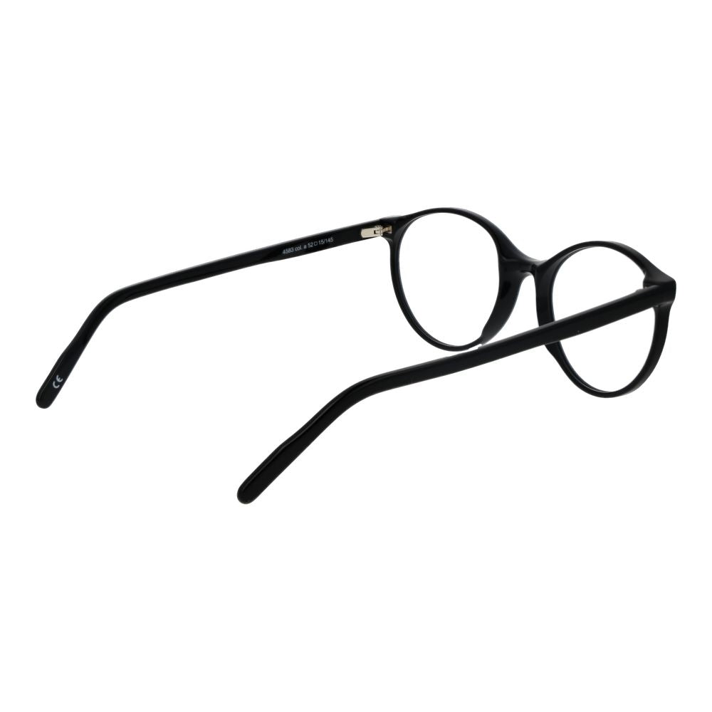 Andy Wolf Black Unisex Optical Frames – Panto Full-Rim, 52mm