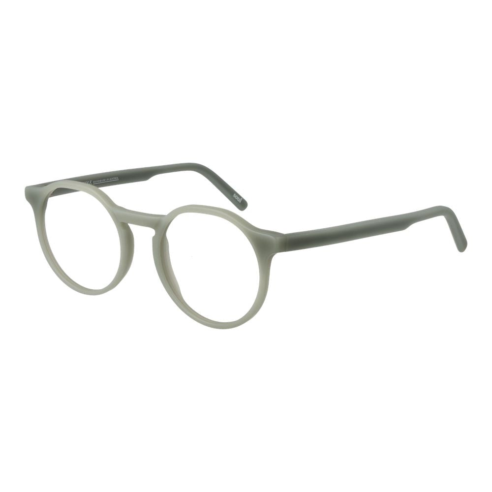 Andy Wolf Gray Unisex Optical Frames – Panto Full-Rim