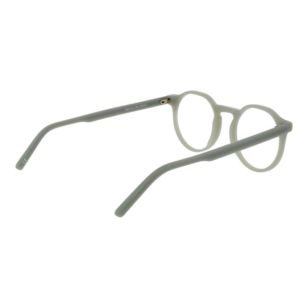 Andy Wolf Gray Unisex Optical Frames – Panto Full-Rim