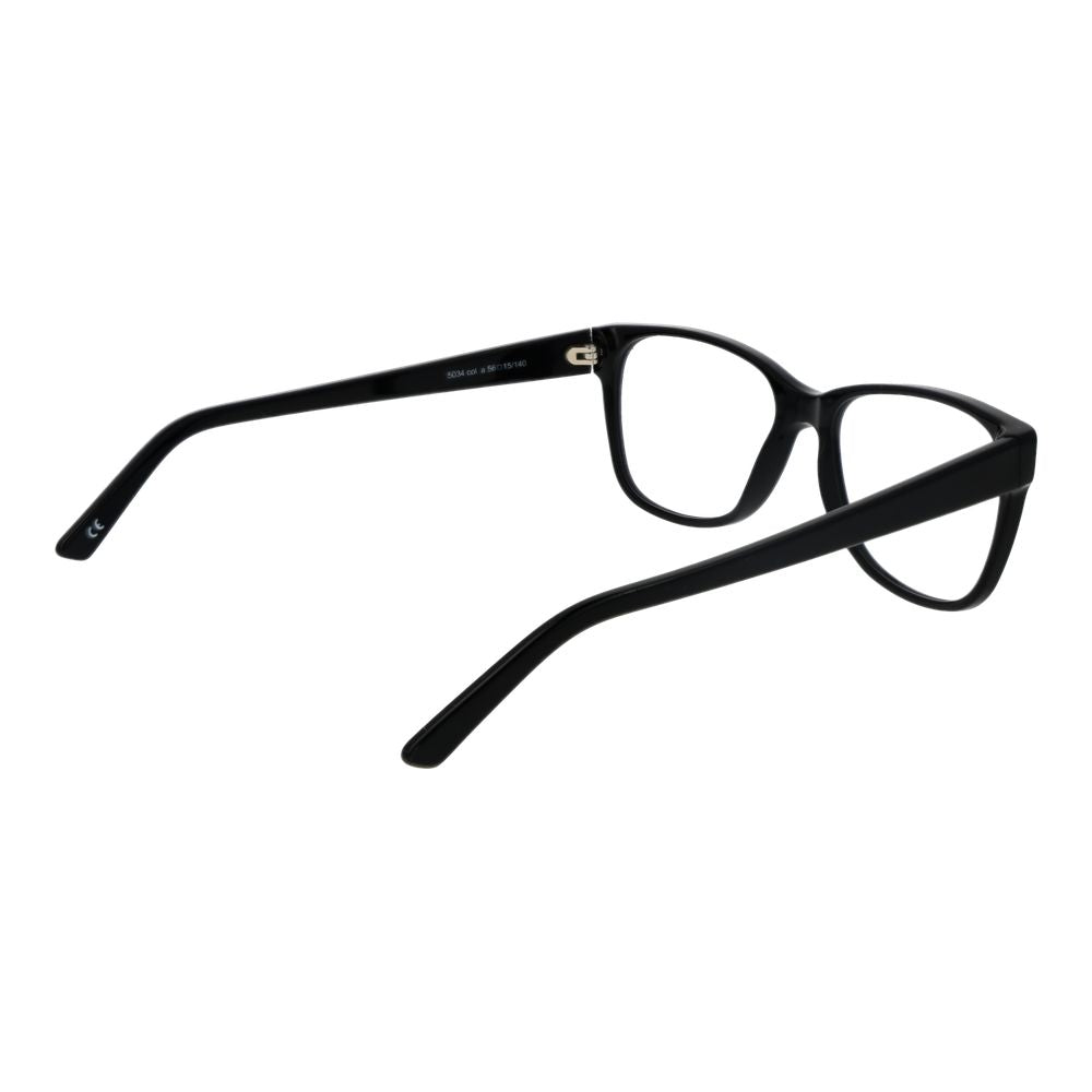 Andy Wolf Unisex Optical Frames – Black Rectangle Frame, 56mm