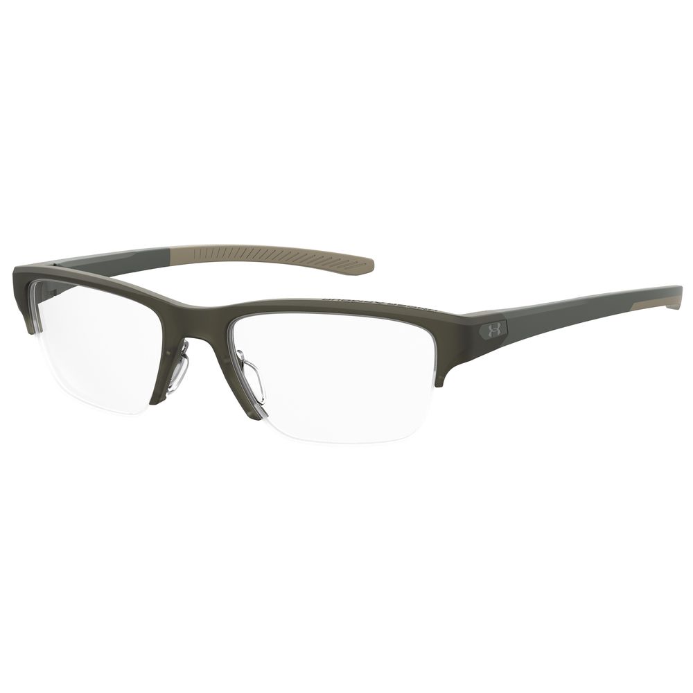 Under Armour Green Resin Optical Glasses – Square Full-Rim 53mm