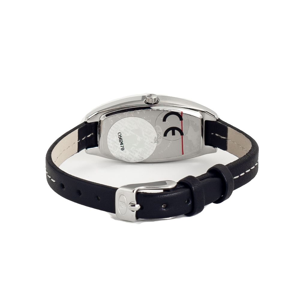 Time Force Black Leather Watch - Elegant Timepiece for Every Occasion