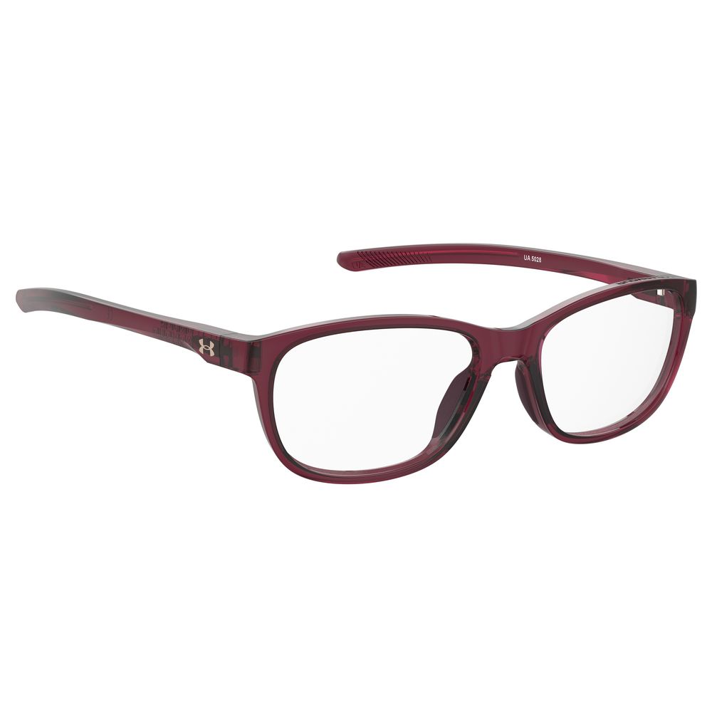 Under Armour Women's Optical Glasses – Transparent Square Frame, 53mm
