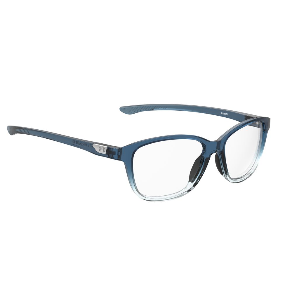 Under Armour Women’s Optical Glasses – Blue Square Frame, 53mm