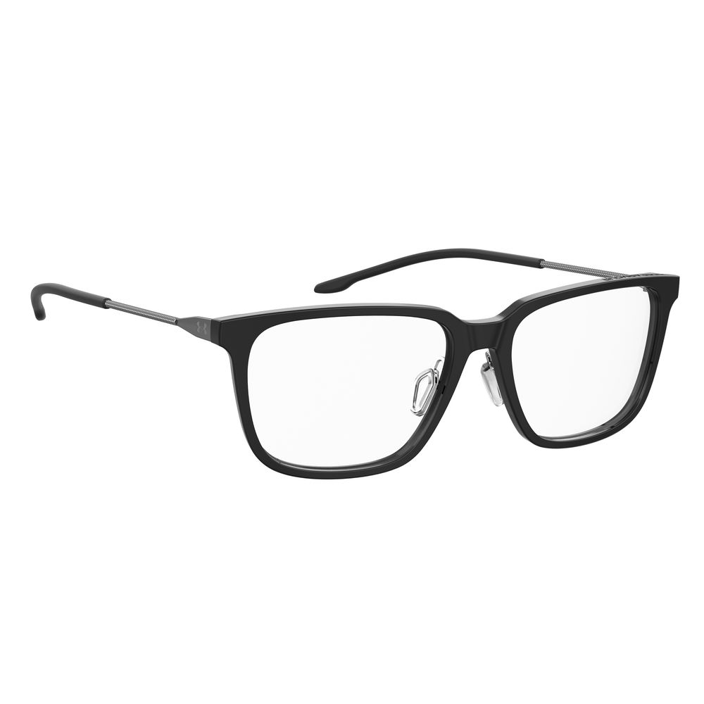 Under Armour Black Acetate Optical Glasses – Square Frame, 55mm