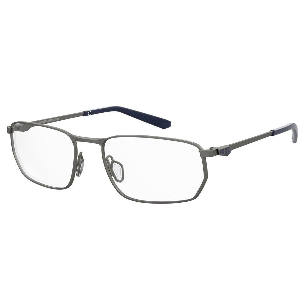 Under Armour Gray Metal Frames – Stylish Square Optical Glasses
