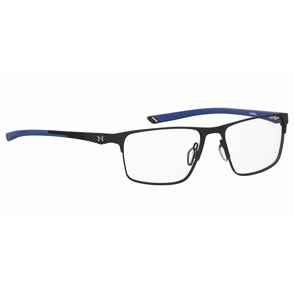 Under Armour Men's Optical Glasses – Black Square Frame, 56mm