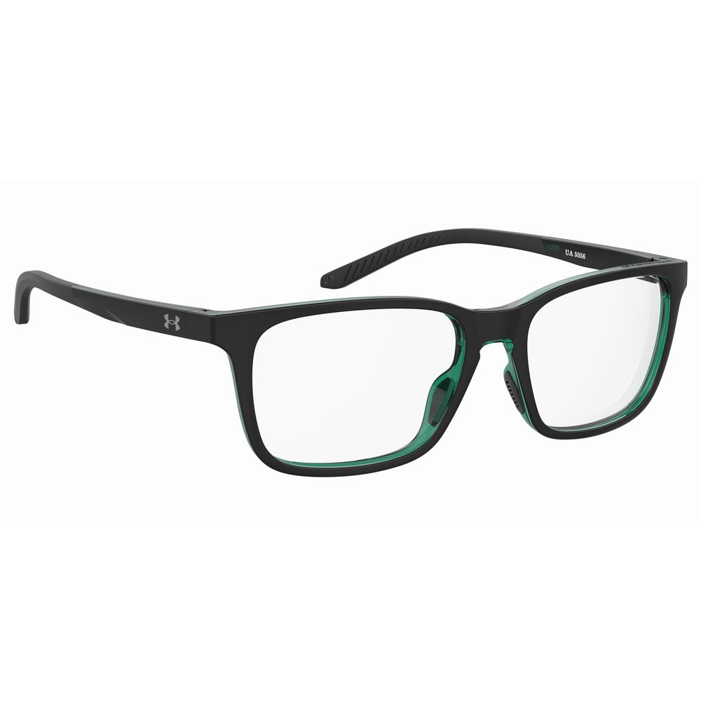 Under Armour Unisex Optical Glasses – Black Square Frames, 56mm