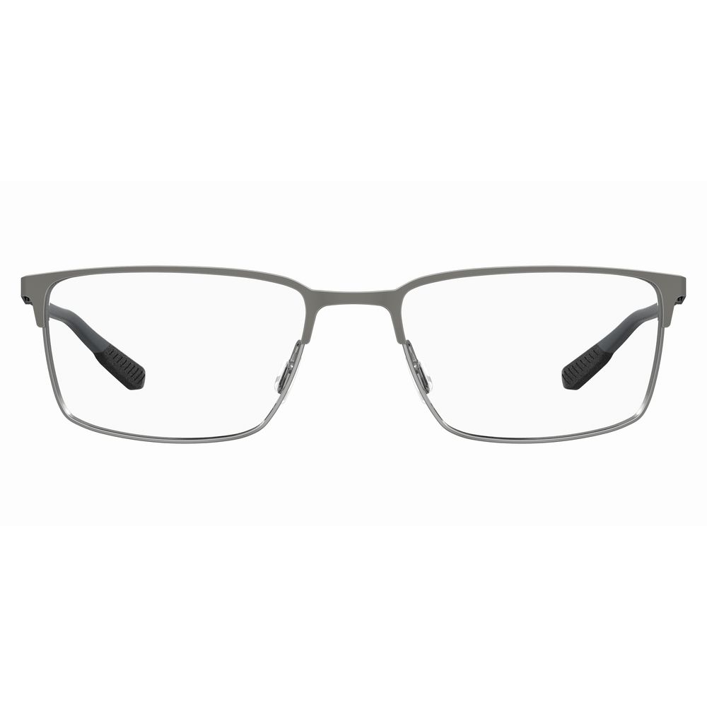 Under Armour Gray Metal Frames – Square Full-Rim, 60mm