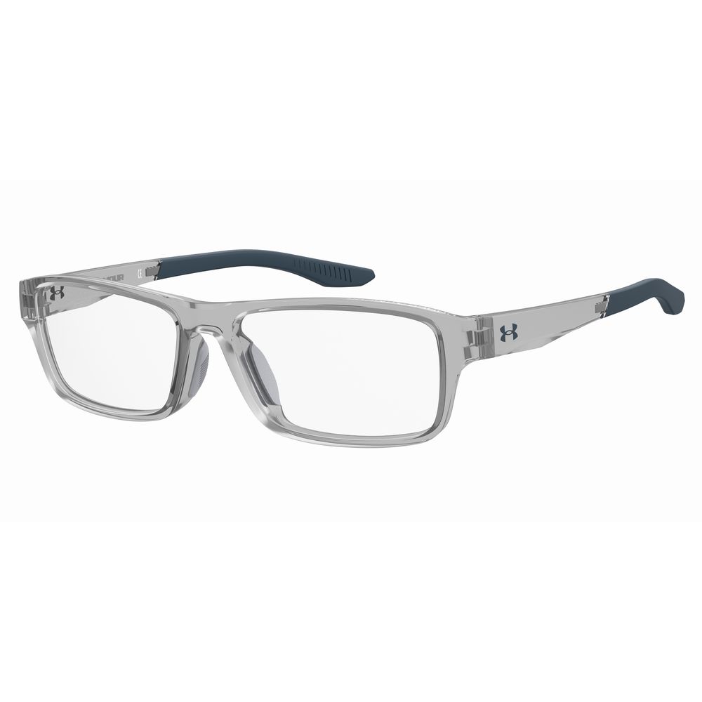 Under Armour Gray Resin Optical Glasses – Square Frame, 58mm