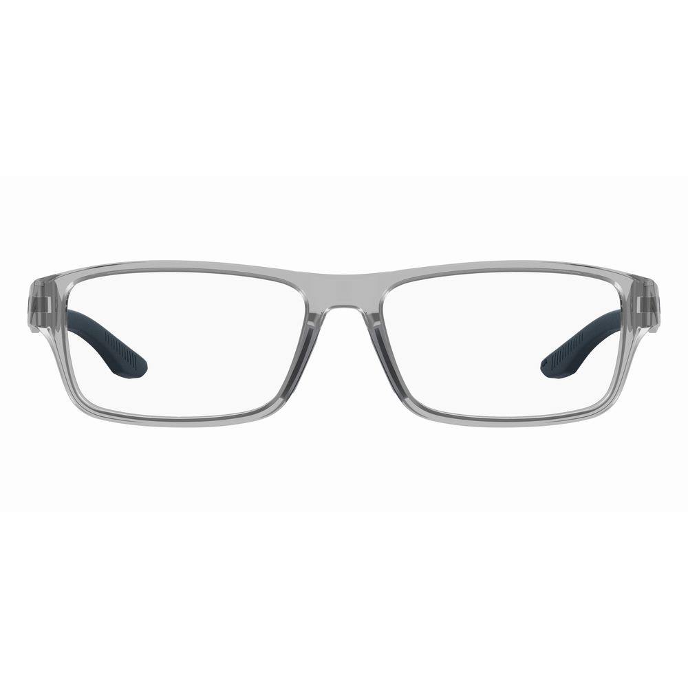 Under Armour Gray Resin Optical Glasses – Square Frame, 58mm