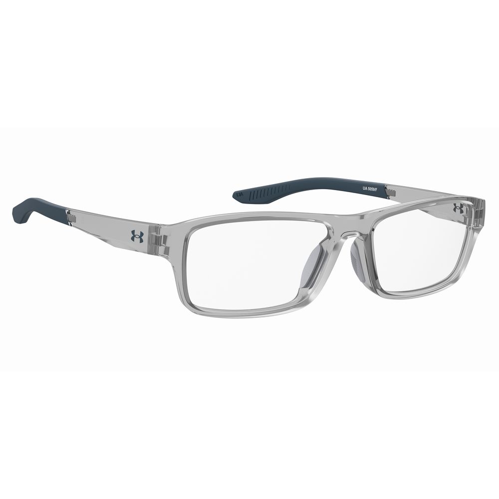 Under Armour Gray Resin Optical Glasses – Square Frame, 58mm