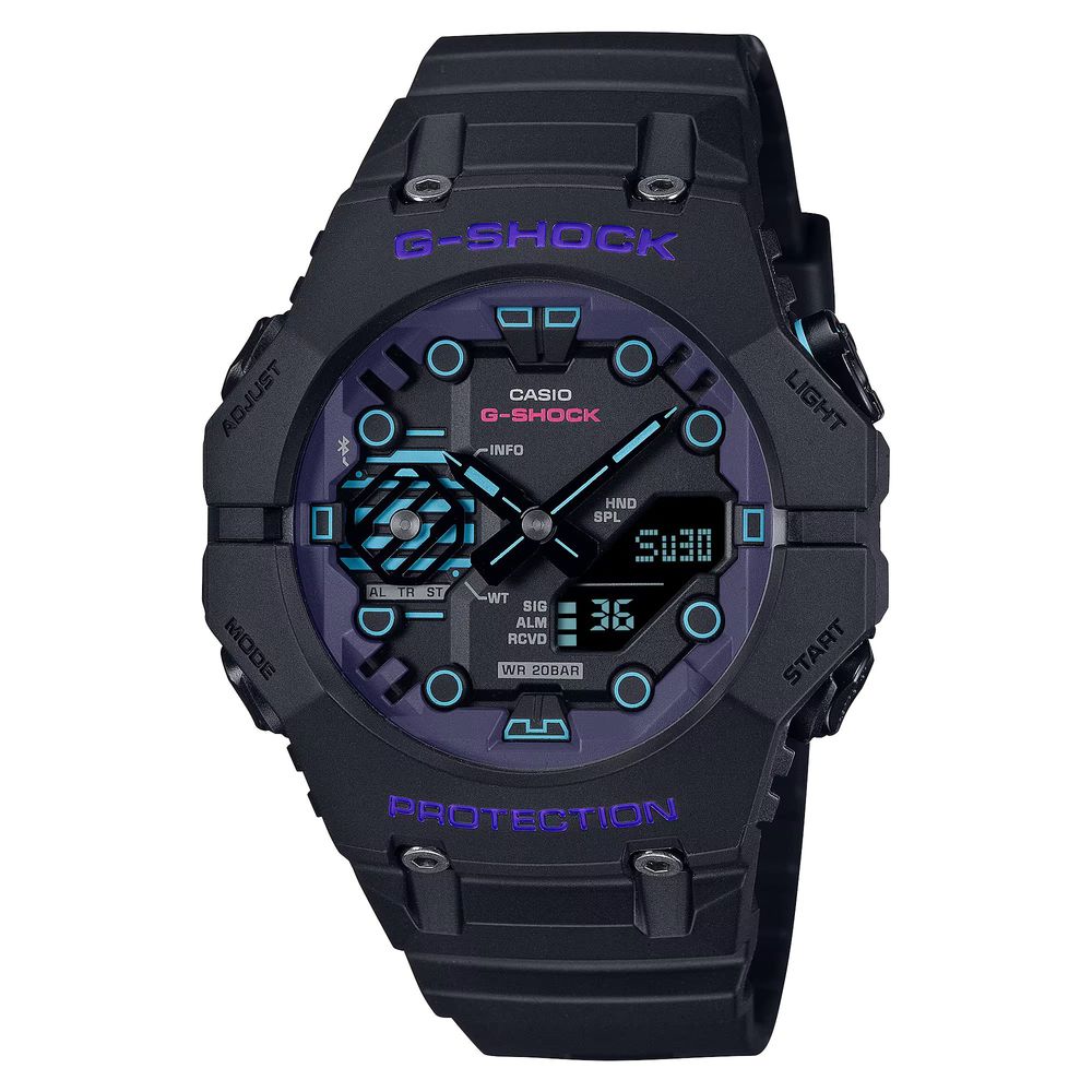 Casio Black Resin Watch with G-Shock Technology