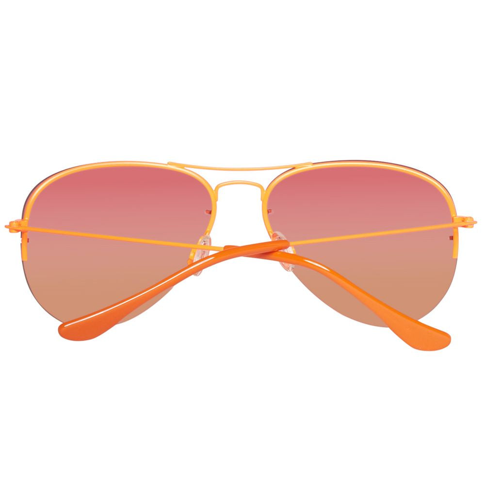 Benetton Unisex Sunglasses – Orange Metal, 60/14/140mm
