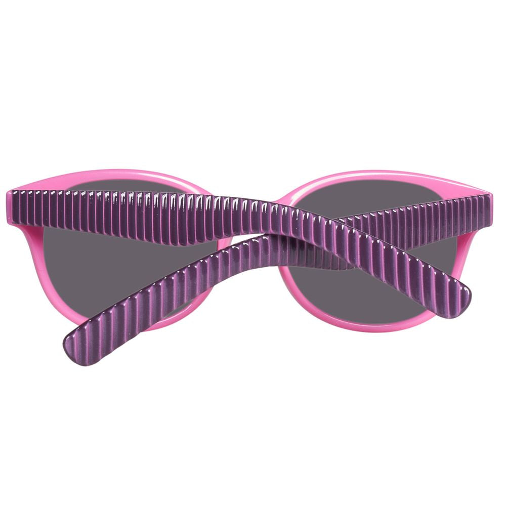 Benetton Women's Sunglasses – Purple Injected Frame, 51mm Lenses
