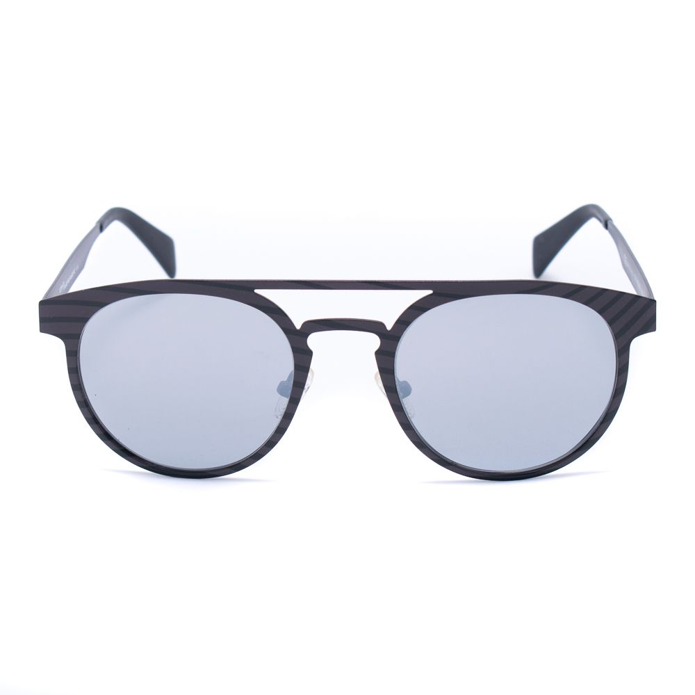 Italia Independent Gray Metal Sunglasses – Unisex Style