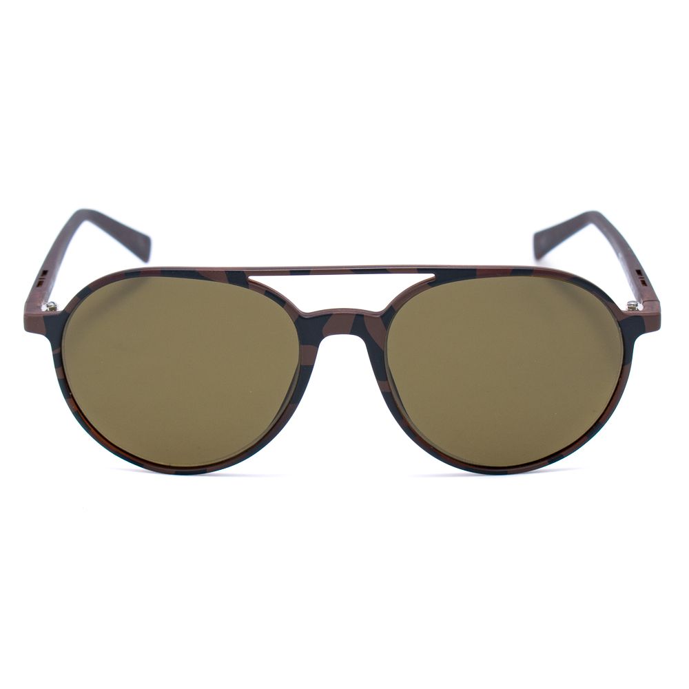 Italia Independent Unisex Brown Acetate Sunglasses