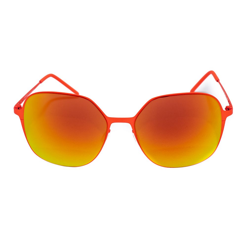 Italia Independent Women's Sunglasses – Red Metal Frame, Anti-Fog Lenses