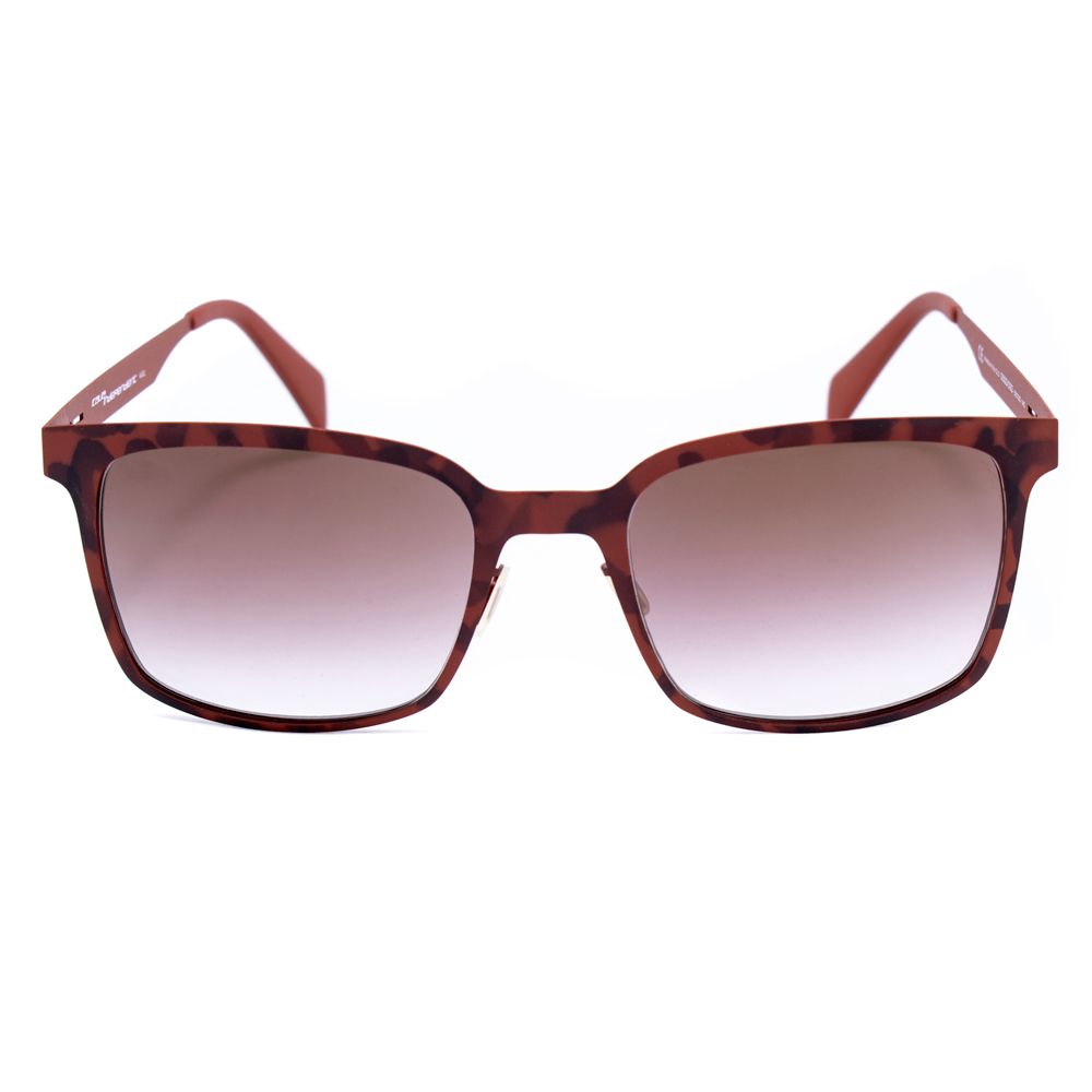 Italia Independent Brown Metal Sunglasses – 55mm Lens, Full UV Protection