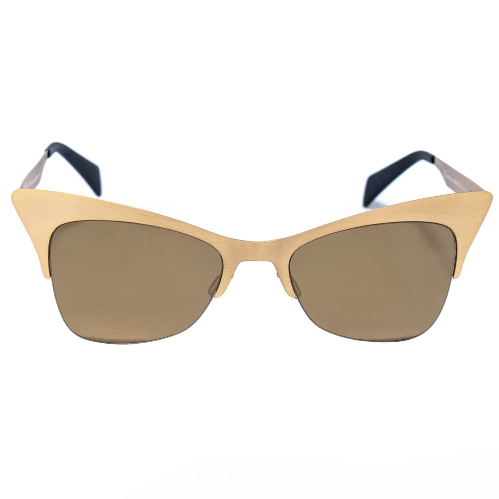 Italia Independent Women's Gold Metal Sunglasses – Stylish and Protective