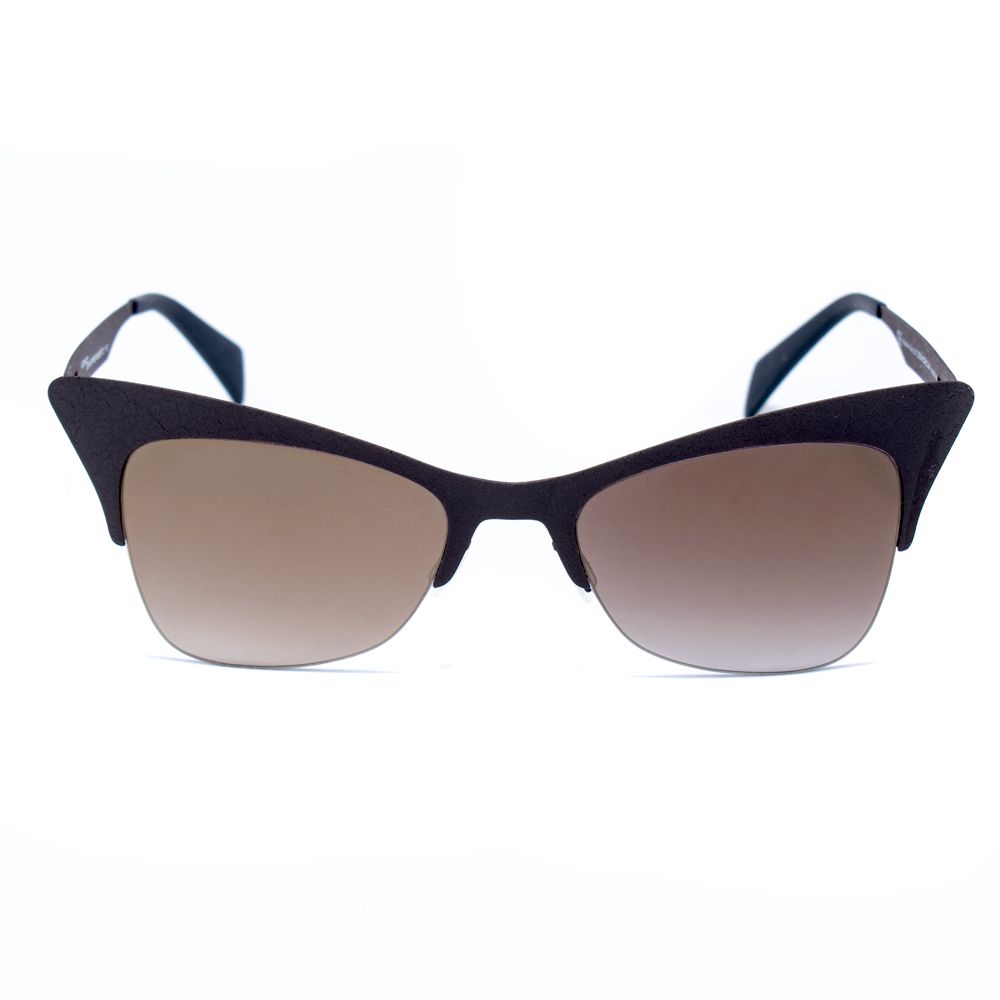 Italia Independent Women's Black Metal Sunglasses – Stylish Eye Protection