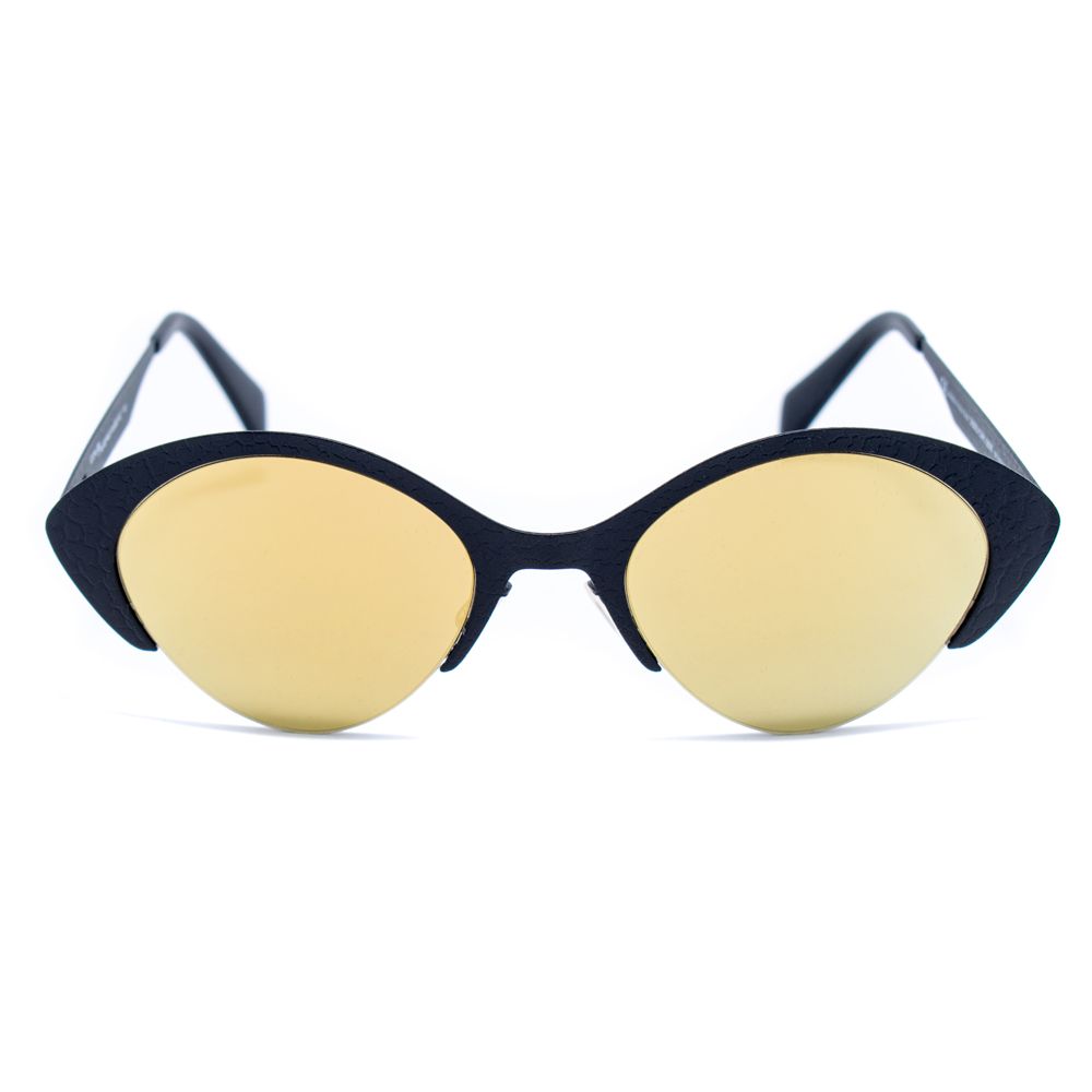Italia Independent Women’s Black Metal Sunglasses – 51mm Lens