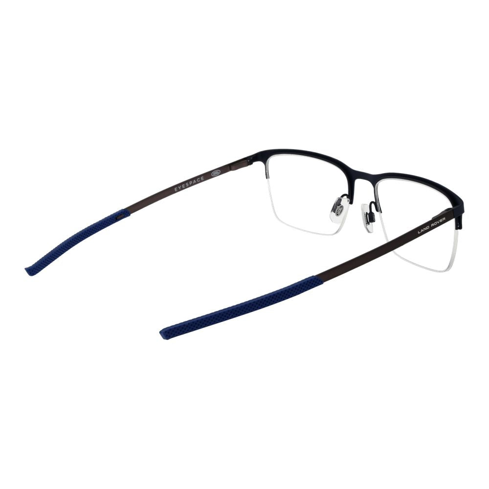 Land Rover Men's Optical Frames – Blue Half-Rim, 56mm